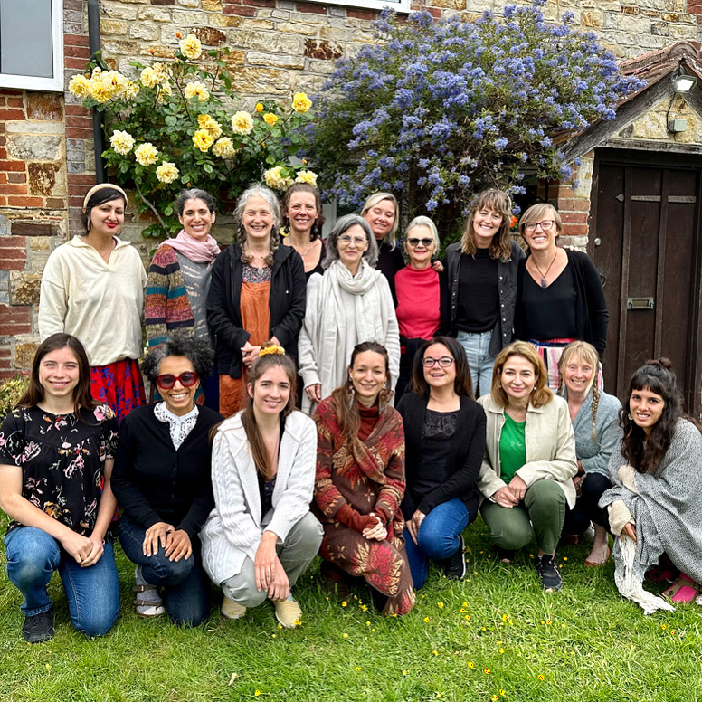Quantum Botanicals students gather for a group photo at the end of their immersion training at School of Natural Medicine UK. 